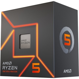 100-100001015BOX - AMD Ryzen 5 7600 - Processeur AM5 6C 12T 3.8-5.1GHz 32MB 65W - Zen 4 Raphael - BOX
