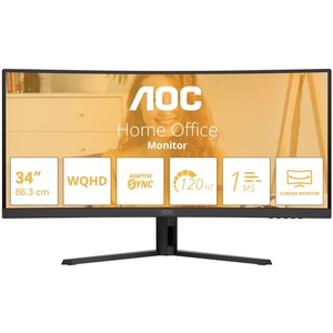 CU34B3E - AOC CU34B3E - 34" WQHD incurvé 1500R 21:9 4ms 120Hz VA - HDMI et DP