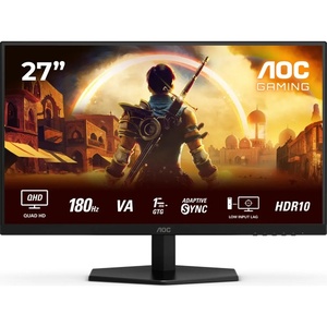 Q27G42XNE - AOC Q27G42XNE - 27" QHD 16:9 0.5ms 180Hz VA - 2x HDMI et DP