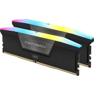 CMH16GX5M2B5200C40 - Corsair Vengeance RGB - Kit mémoire 16GB (2x8) DDR5-5200 CL40-40-40-77 noir