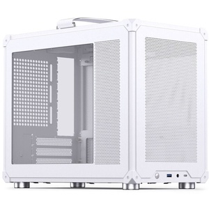 C6MAXWHITE - Jonsbo C6 Max White - Boîtier µATX blanc avec fenêtre
