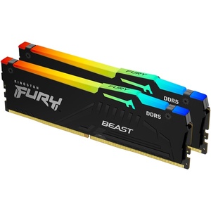 KF556C36BBEAK2-16 - Kingston Fury Beast RGB - Kit mémoire 16GB (2x8) DDR5-5600 CL36-38-38