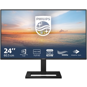 24E1N1300AE/00 - Philips 24E1N1300AE - 23.8" FHD 16:9 4ms 100Hz IPS - HDMI et USB-C (DP alt mode et PD 65W)