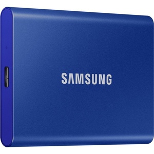 MU-PC1T0H/WW - Samsung T7 1TB Blue - SSD externe USB-C vers USB-A et USB-C