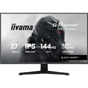 G2741QSU-B1 - iiyama G-Master G2741QSU-B1 Black Hawk - 27" QHD 16:9 1ms 144Hz IPS - HDMI et DP
