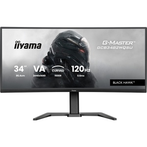 GCB3482WQSU-B1 - iiyama G-Master GCB3482WQSU-B1 Black Hawk - 34" WQHD incurvé 1500R 21:9 0.6ms 120Hz VA - 2x HDMI et DP