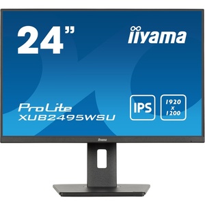 XUB2495WSU-B7 - iiyama ProLite XUB2495WSU-B7 - 24.1" WUXGA 16:10 4ms IPS - HDMI et DP